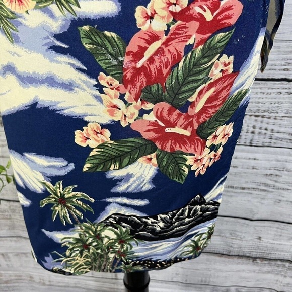 Jones New York Sport Wrap Skirt Plus 18W Hawaiian Tropical Cover Up Sarongs Slim - Picture 6 of 12